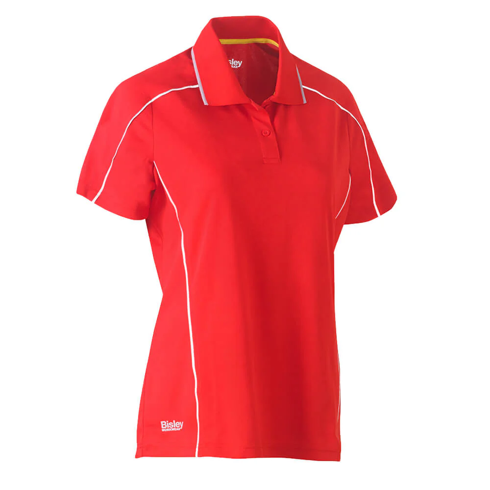 Bisley BKL1425 Ladies Cool Mesh Polo Shirt Short Sleeve - Image 12