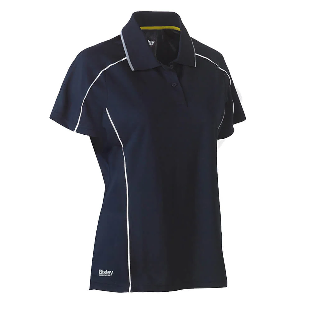 Bisley BKL1425 Ladies Cool Mesh Polo Shirt Short Sleeve - Image 6