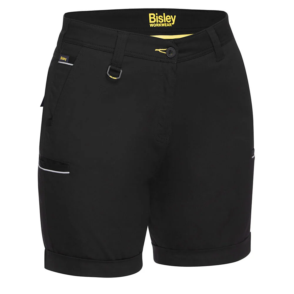 Bisley BSHL1015 Ladies Stretch Cotton Short - Image 4