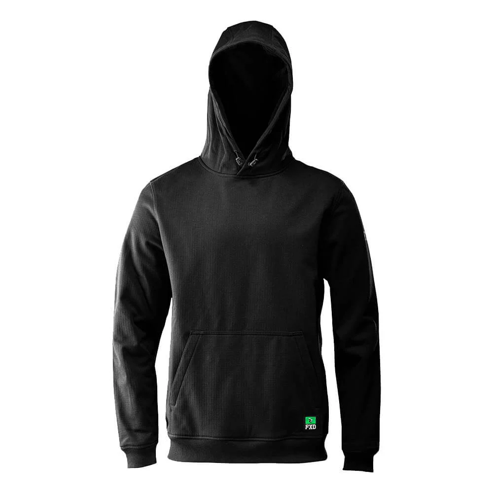 FXD WF1 Plain Coloured Work Fleece Hoodie - Image 3
