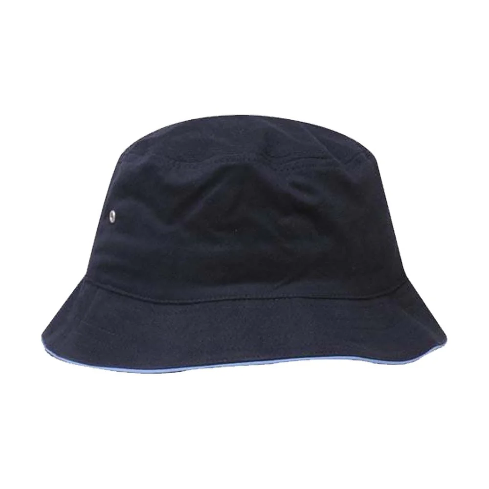 Headwear 4223 Heavy Brushed Cotton Bucket Hat with Sandwich Trim - Image 25